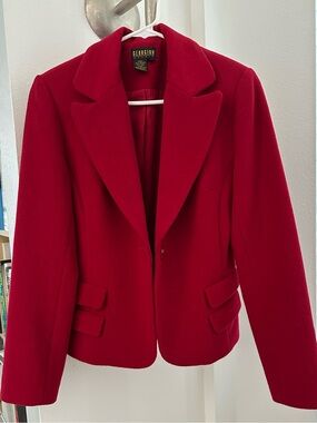 Georgiou Women's Red Tailored Blazer